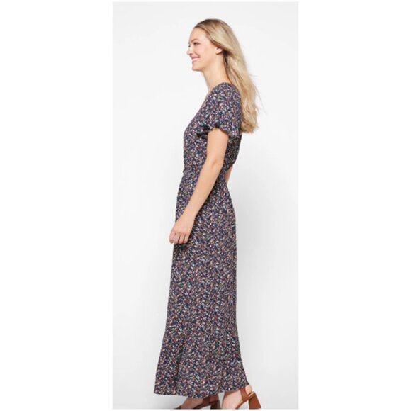 Market & Spruce Maxi Dress Size Small Floral Print - Picture 3 of 11